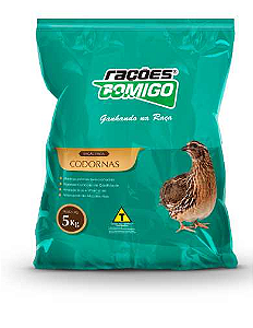 RACAO CODORNA 5KG - COMIGO