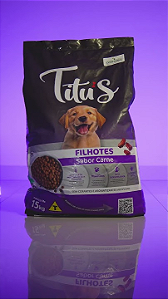 RACAO TITUS FILHOTE 15 KG