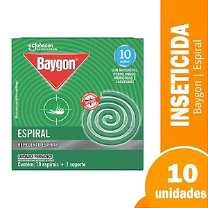 BAYGON ESPIRAL (10 espirais)
