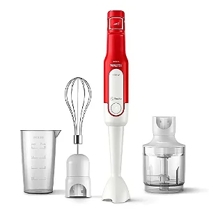 Mixer Philips Walita Ri2622 3 Em 1  Vermelho e Branco - 110v
