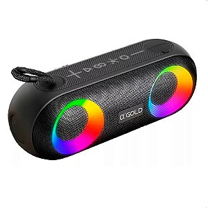Caixa de som SM-31 A'Gold 30W LED Bluetooth