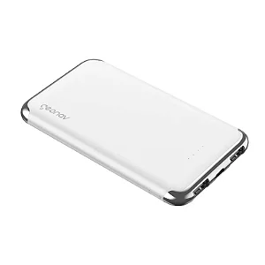 CARREGADOR PORTATIL UNIVERSAL 6000MAH BRANCA GEONAV