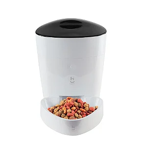 Alimentador Inteligente Geonav Wi-Fi, 4L, Pets, Hi by Compatível com Alexa - Branco
