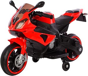Mini Moto Elétrica Infantil Vermelha ImportWay