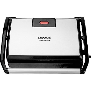 Grill Panini Sanduicheira Lenoxx Inox Black - 110v