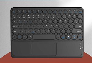 Teclado com Trackpad para Tablet e iPad Preto