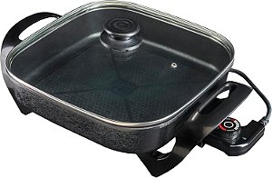 Panela Elétrica Mangiare Agratto Preta 30cm