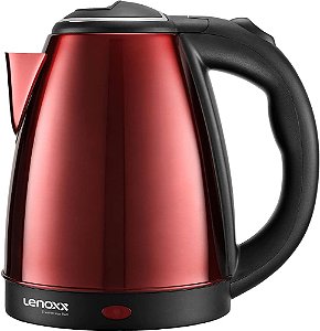 Chaleira Elétrica Thermo Inox Red 2,2 litros Lenoxx PCE213 - 110