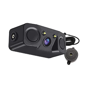 Câmera de Ré Roadstar RS232BR Pro Line 120° CMOS 2 LEDs com Sensor e Aviso Sonoro Visão Noturna IP67