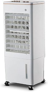 Climatizador de Frio Portátil Umidificador 8 Litros 4 Funções 65W 220V Zellox