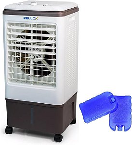 Climatizador de Ar Evaporativo ZLX-20 TS80W 20 Litros 220V 4 Funções Zellox