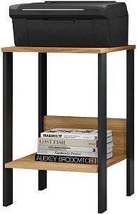 Mesa de Apoio Industrial F14 Dalla Costa Freijó/Preto