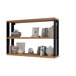 Nicho Retangular Mdf Industrial F26 Dalla Costa Freijó/Preto