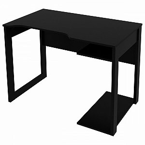 Escrivaninha Mesa Gamer Para Computador 1 Prateleira Me4161 Preto/azul - Tecnomobili