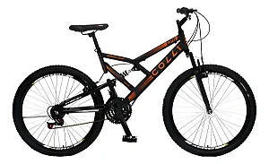BICICLETA COLLI GPS A.26 AERO TAM 19 - PRETO COM LARANJA