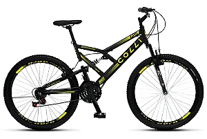 BICICLETA COLLI GPS A.26 AERO TAM 19 - PRETO COM AMARELO
