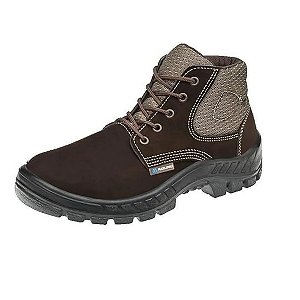Bota de Segurança em Couro Marluvas Trekking Biqueira em Polipropileno Café