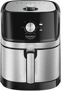 Air Fryer 5 Litros Inox com Painel Analógico Dako