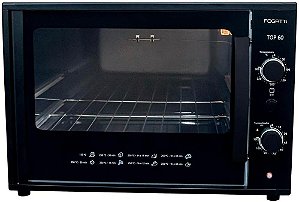 FORNO ELETRICO FOGATTI TOP60 60L BLACK 127V