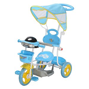 Triciclo Infantil 2 Em 1 Azul
