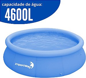PISCINA BORDA INFLÁVEL 4600L IMPORTWAY