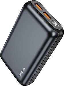 Carregador Portátil 20.000 mAh Preto GEONAV