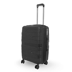 Mala De Viagem Menat Elefante 23kg Polipropileno Preta