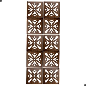 Kit 10 Placas Mdf Divisórias Moldura Decorativas Madeira Art