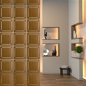 12 Un Divisória De Ambiente Fechada Moldura Placa Decorativa