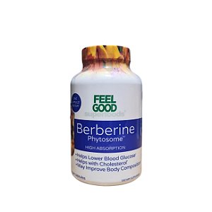 Suplemento Berberine Phytosome 120 Capsulas Feel Good Neutro
