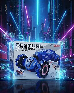 Gesture Sensing RC Stunt Car – Carro de controle remoto acrobático 4WD, com sensor de gesto e rádio frequência 2,4 GHz