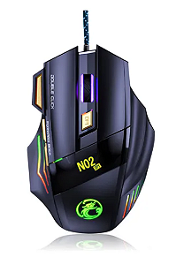 Mouse Gamer Para Jogo 3.200 Dpi Óptico Com Led Rgb Usb