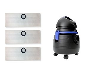 KIT FILTRO PAPEL PHILCO ASPIRADOR PAS80 (COM 3 UNIDADES)