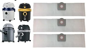 Kit filtro papel aspirador Arno AR12/H2PO/H3PO/AGUAPO 12L 3 unidades - All Clean