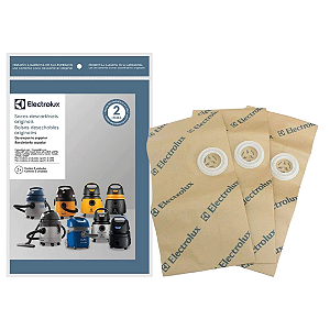 Kit filtro papel aspirador Electrolux A10N1/AQP10/AQP20/AWD01/FLEX/GT20P/GT30N/GT20N (moderno boca menor) 3 unidades A09207401 41044026