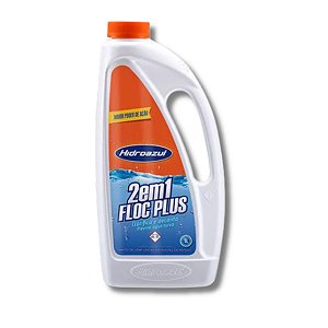 FLOC PLUS 2 EM 1 HIDROAZUL - CLARIFICANTE 1L