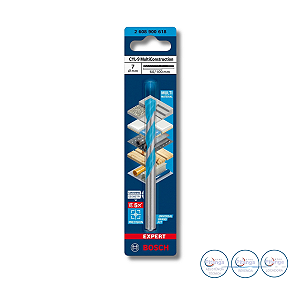 BROCA MULTI CONSTRUÇÃO BOSCH CYL-9  7X60X100MM