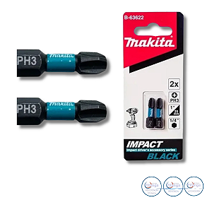 BIT DE IMPACTO MAKITA PH3-25MM  2PCS B-63622