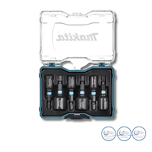 KIT SOQUETES MAGNETICOS IMPACT BLACK MAKITA  E-15768