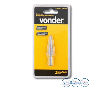 BROCA ESCALONADA 4MM A 12MM VONDER - 53.44.412.000