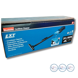 ASPIRADOR DE PÓ A BATERIA 18V MAKITA DCL180ZB SEM BATERIA