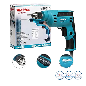 FURADEIRA MAKITA DE ALTA ROTACAO 6.5MM 230W 127V M650B