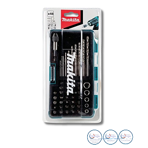 JOGO BROCA E BITS MAKITA 48 PEÇAS - B-36192