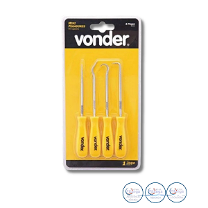 MINI PEGADORES COM 4 PEÇAS VONDER - 35.99.000.400