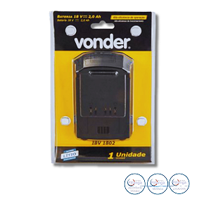 BATERIA VONDER 18V 2.0AH  60.04.180.200