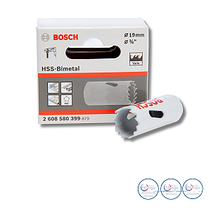 SERRA COPO HSS-BIMETALICA 19MM BOSCH - 2 608 580 399
