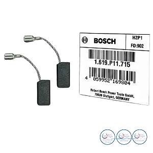 JOGO DE ESCOVA CARVÃO BOSCH 127V/220V PARA ESMERILHADEIRA – 1.619.P11.715