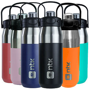 Garrafa Térmica 750ml Ntk Tampa Inteligente Parede Dupla Bebida 8h Quente e 24h Fria