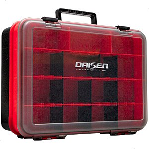 Maleta Organizadora Pesca Iscas Daisen Estojo 24 Divisorias