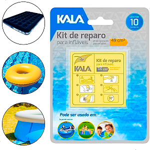 Kit Reparo Colchão Inflavel Boia Piscina Conserto Tampa Furo